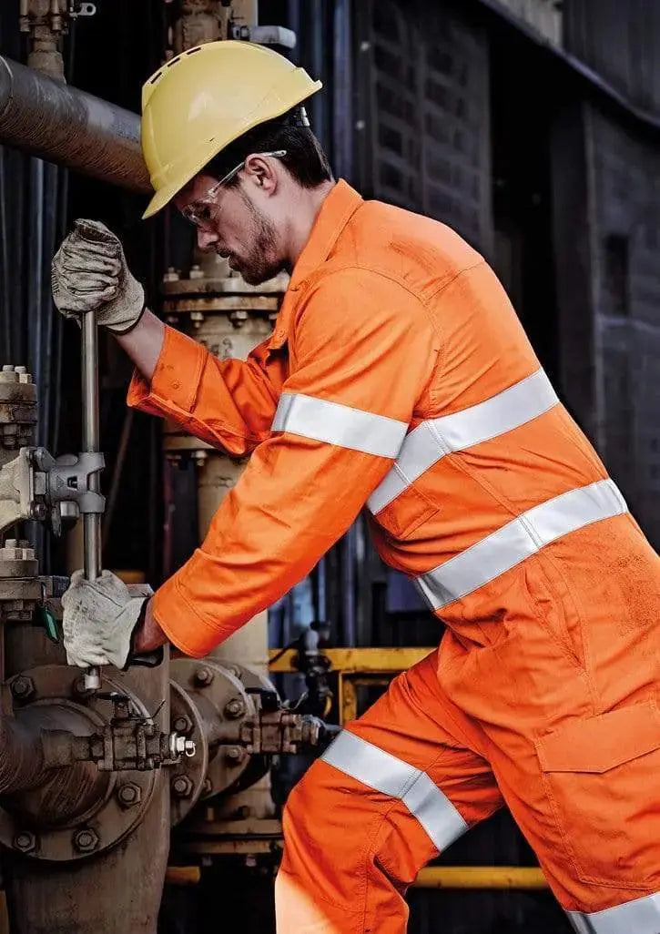 SYZMIK Men’s Hoop Taped Overall ZC517 Metro Workwear.